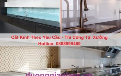 Cắt Kính Theo Yêu Cầu - Thi Công Tại Xưởng